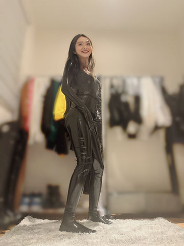 made to measure latex catsuit