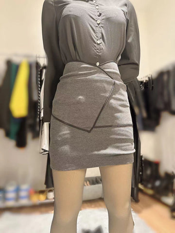 High Waist Korean Designer Skirt