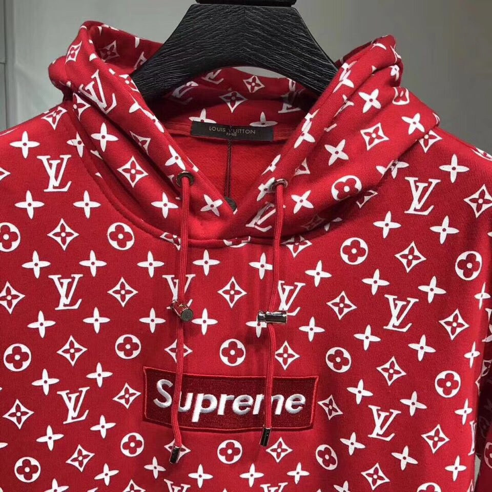 supreme lv hoodie replica