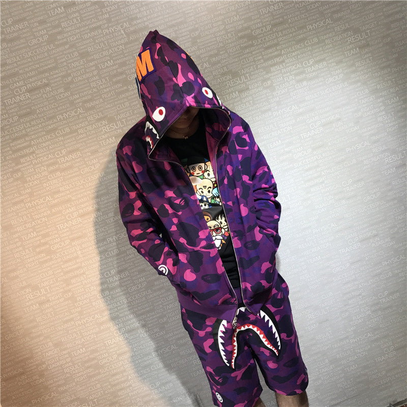 purple camo bape hoodie