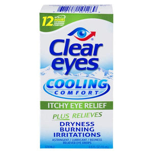 Clear Eyes Cool Comfort Itchy Dry Eye Relief Drops Mountainside