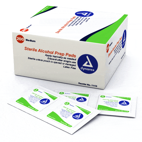 alcohol swab pads