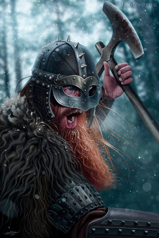 Erik Le Rouge guerrier viking