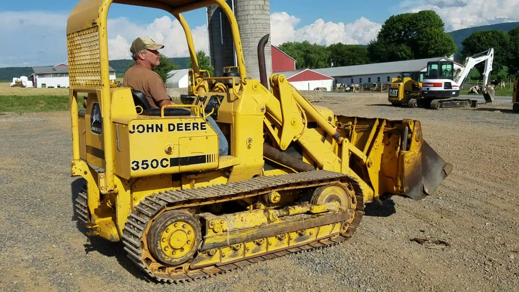 Download John Deere 350c Crawler Loader Crawler Bulldozer Operator Man