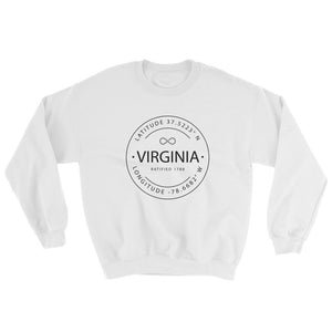 virginia crew neck sweatshirt