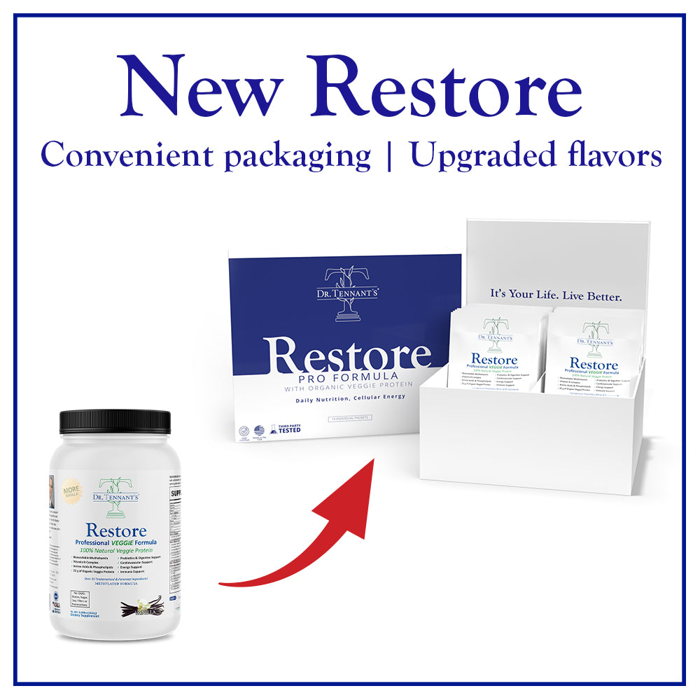 New packaging for Restore