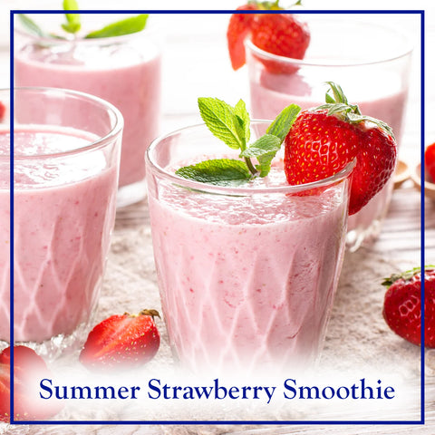 summer strawberry smoothis recipie