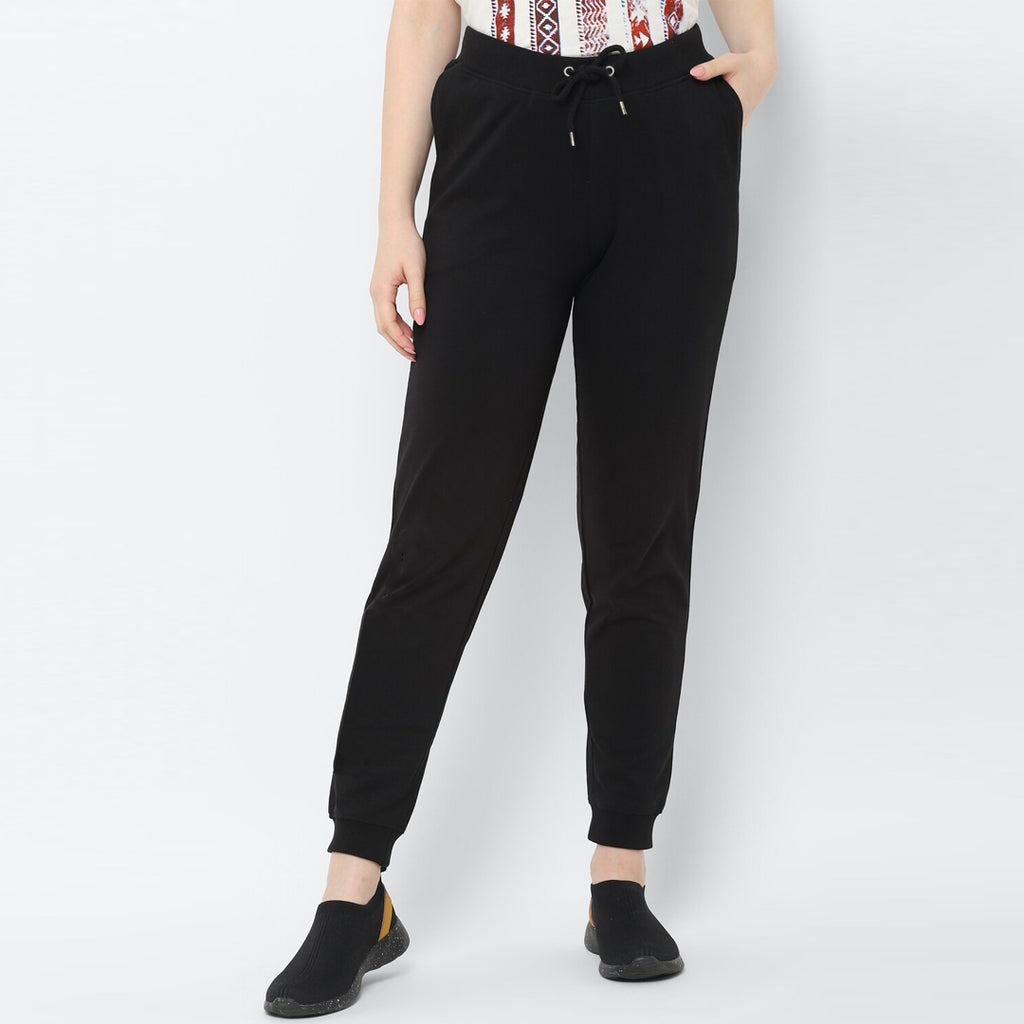 side stripe ladies trousers