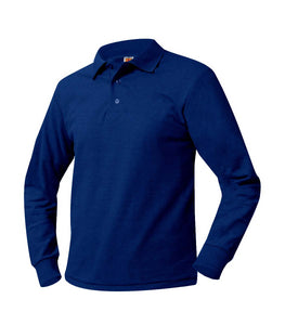 royal blue long sleeve shirt