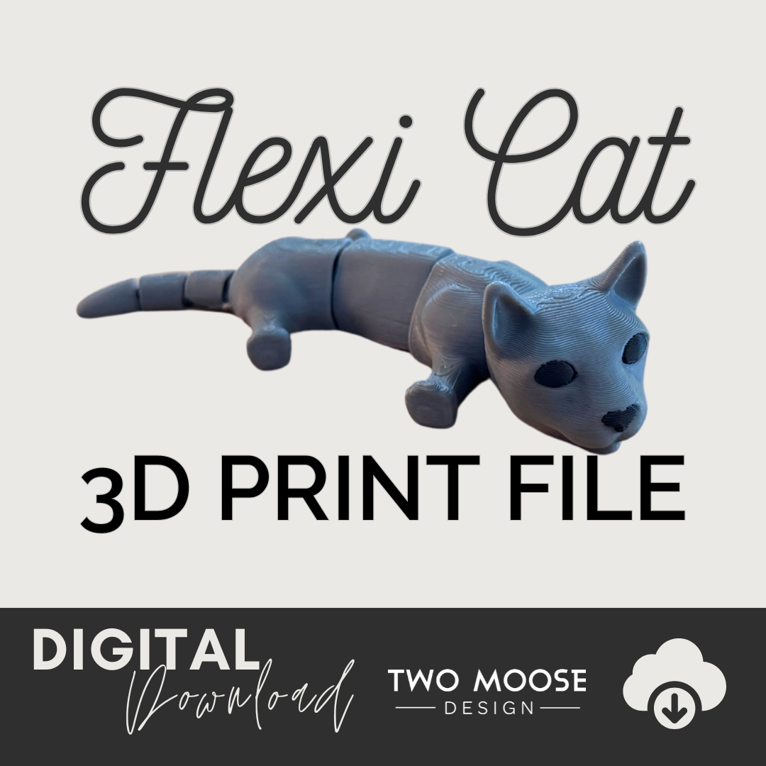 Flexi Cat 3D Print File