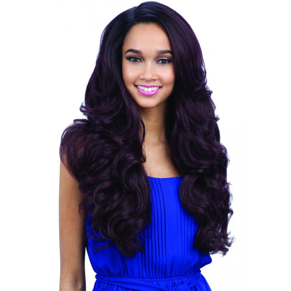 freetress equal deep diagonal part lace front wig folami