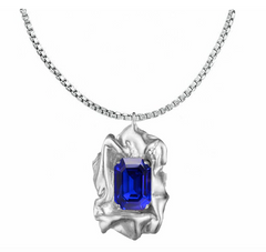 EDITH CRYSTAL PENDANT NECKLACE 