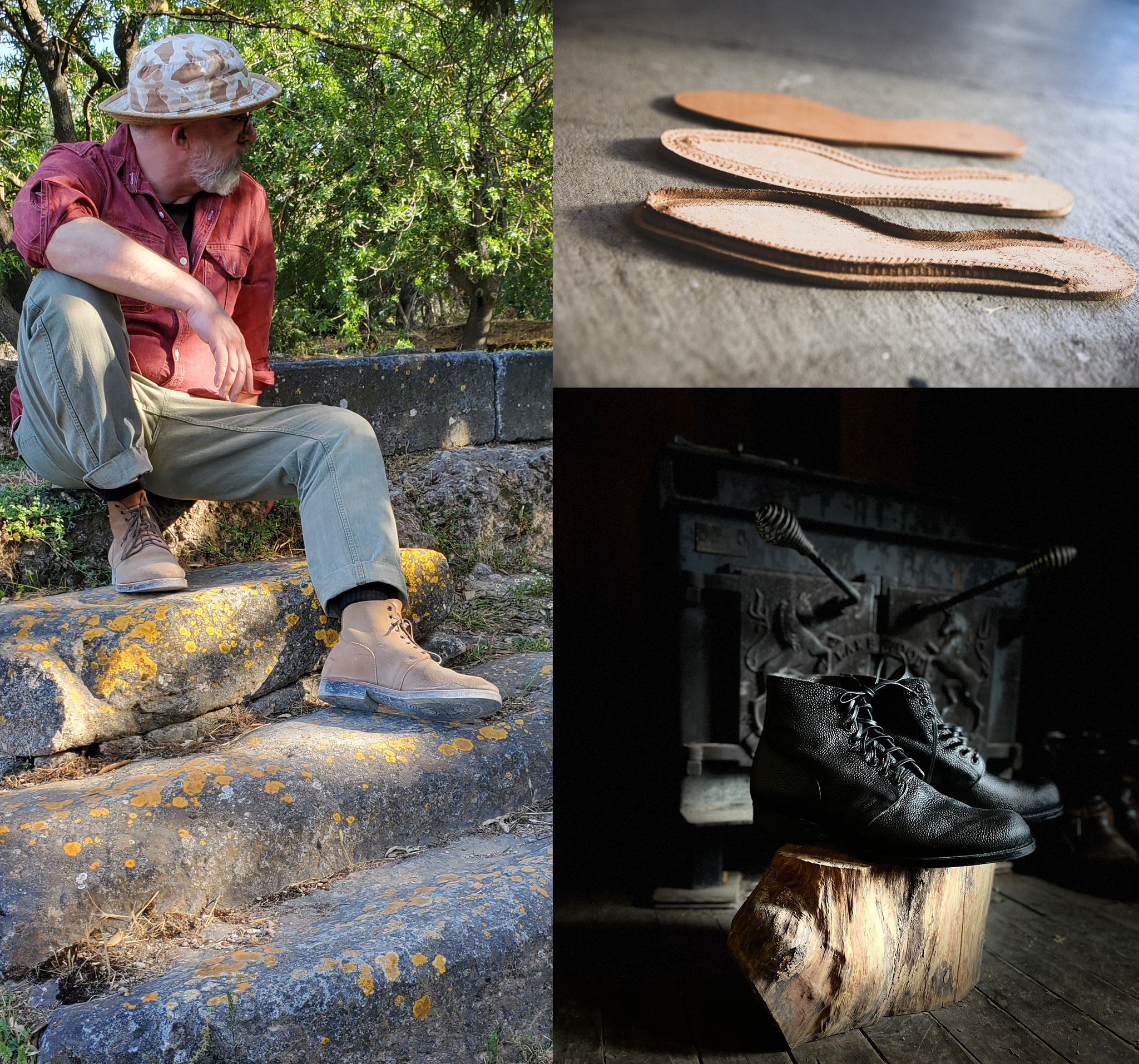 Field tested, hand crafted boot photographs