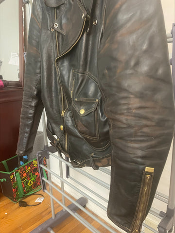 Bespoke Leather jacket fades - Himel Bros The Avro