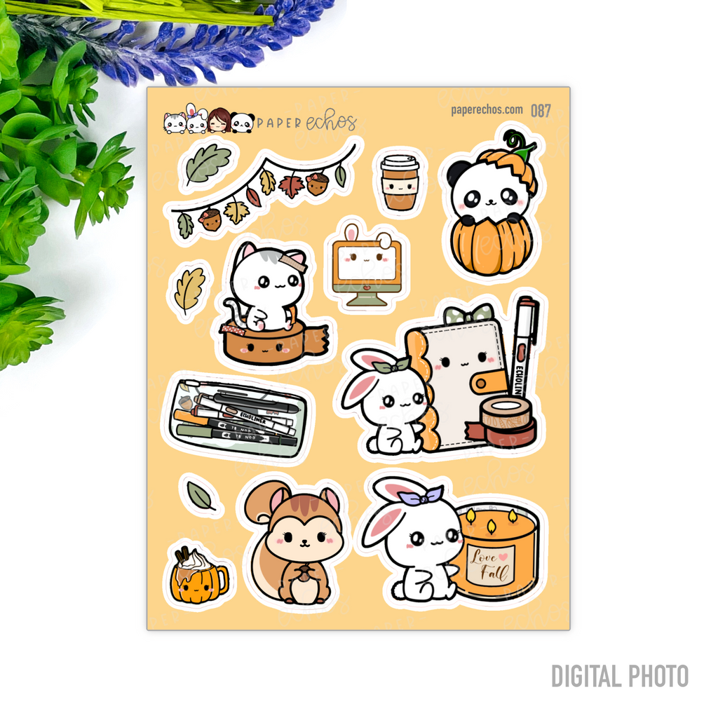 Autumn / Fall Deco Stickers Vol.1