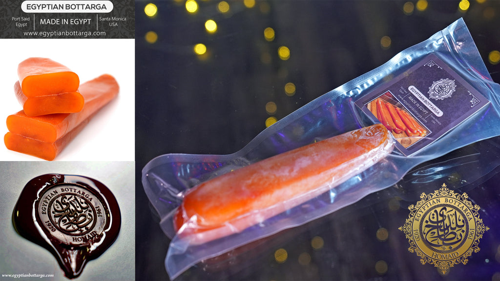 Egyptian Bottarga, the hidden gem of the mediterranean. The Finest Golden Bottarga in the World. 