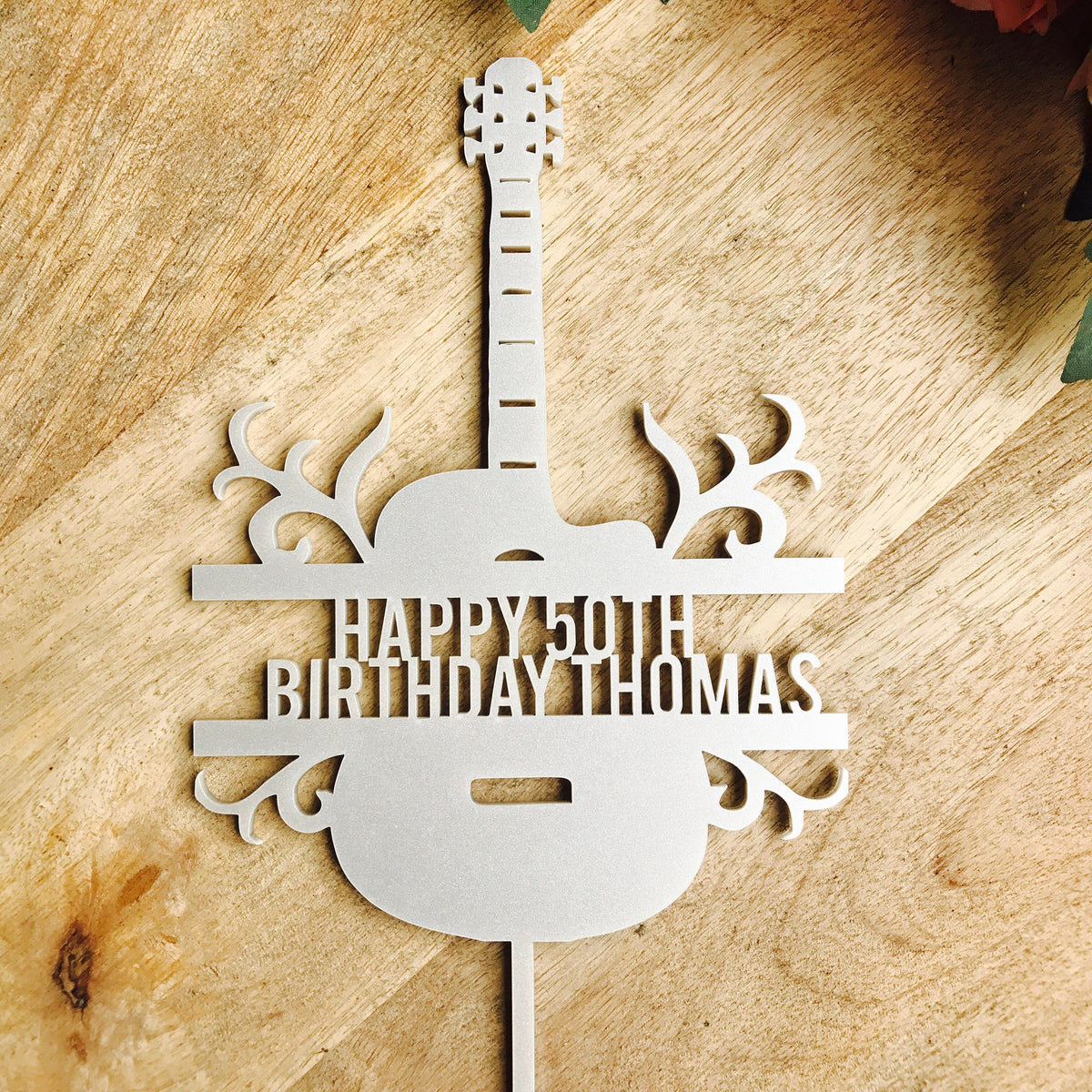 Guitar Music Cake Topper Custom Cake Topper Cake Decoration Cake Decor