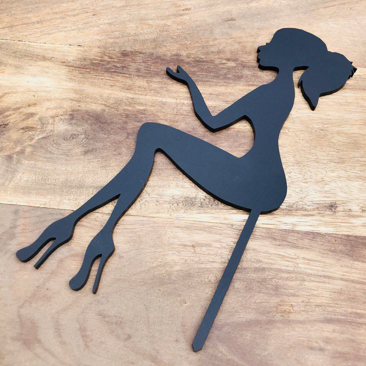 Elegant Lady Silhouette Cake Topper Cake Toppers Cake