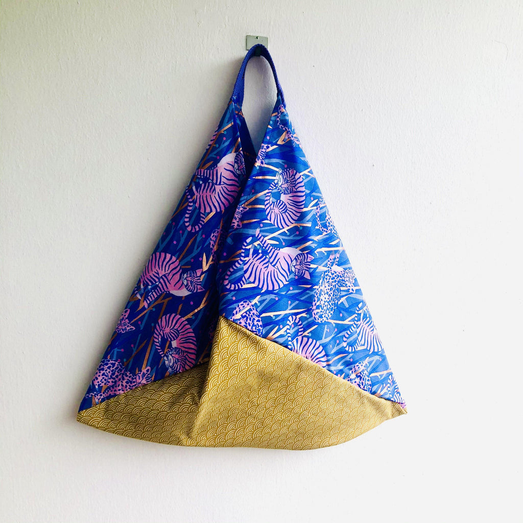 Origami bento bag , shoulder tote bag , colorful eco friendly bag , Ja –  Jiakuma
