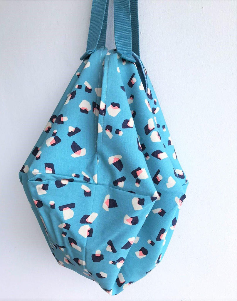 Original pattern fabric sac shoulder bag, octagonal origami bag | Lisb ...