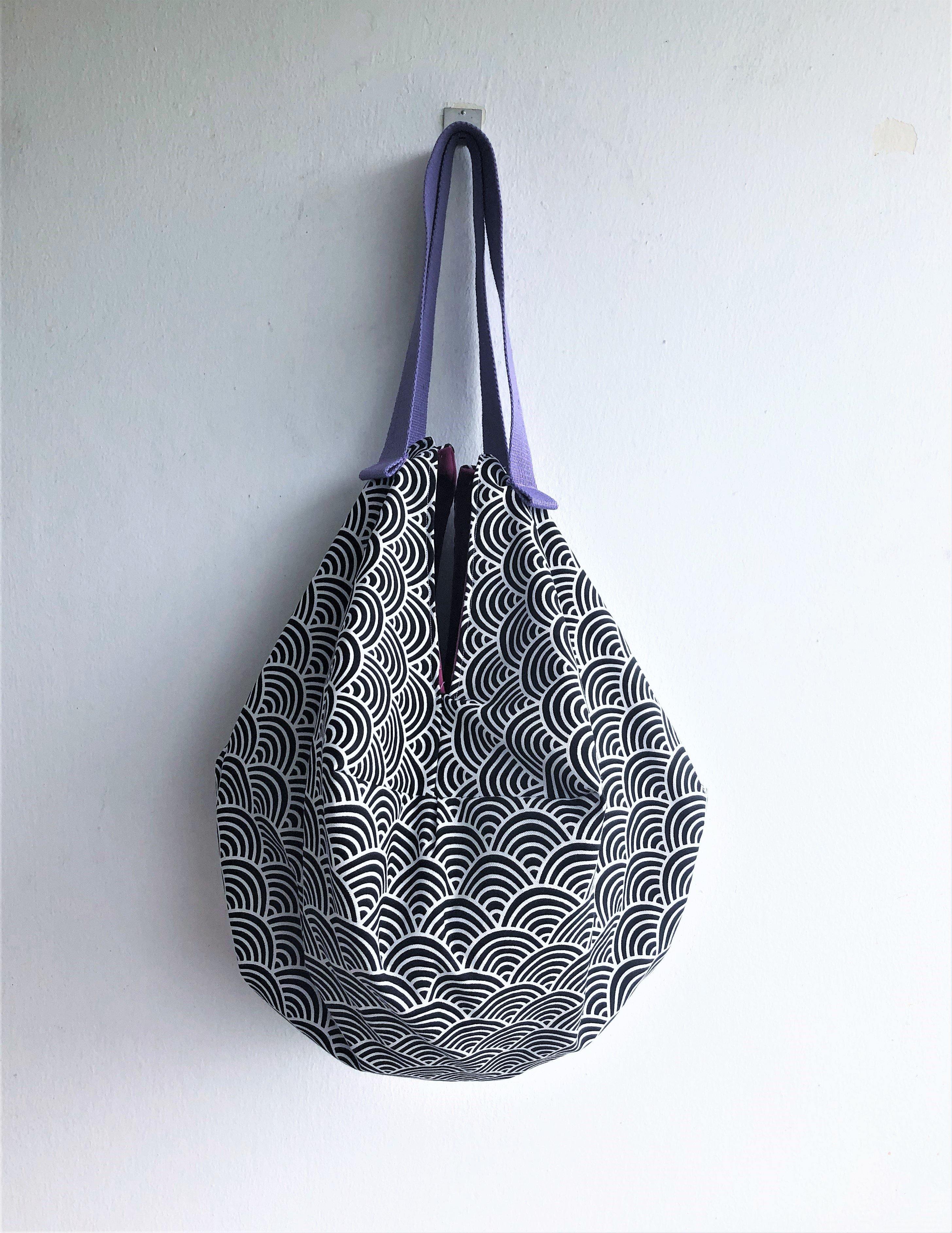 African wax origami bag, African Ankara origami tote bag, Japanese, origami,  wax