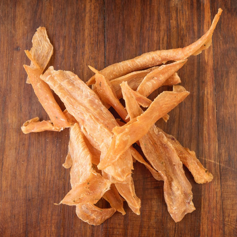 There are a few different types of dried dog treats