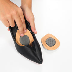 แผ่นรองฝ่าเท้าเเบบหนัง - Leather semi-cushion cushioning anti-slip anti-slip