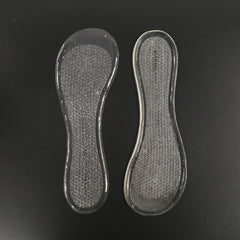 แผ่นเจลรองฝ่าเท้า เสริมพื้นรองเท้าแบบไม่มีกาว - transparent support Insole Arch Pads