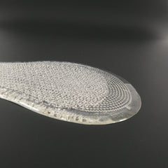 แผ่นเจลรองฝ่าเท้า เสริมพื้นรองเท้าแบบไม่มีกาว - transparent support Insole Arch Pads