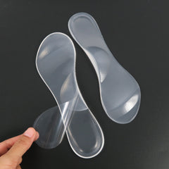 แผ่นเจลรองฝ่าเท้าเสริมพื้น แบบมีกาว - silicone anti-pain Insole Arch Pads Cushion