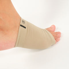 ผ้ายืดสเปนเดกซ์เสริมซิลิโคนพยุงอุ้งเท้า - Foot Arch Support Cushion Sock