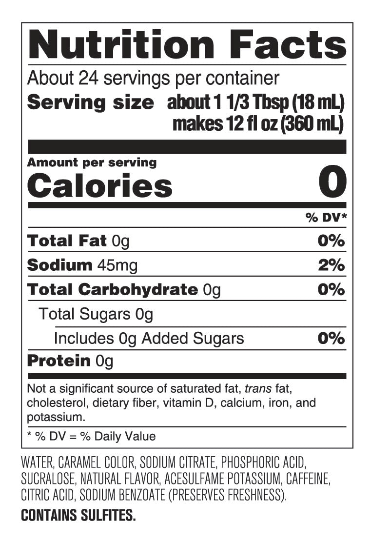 Nutrition Label