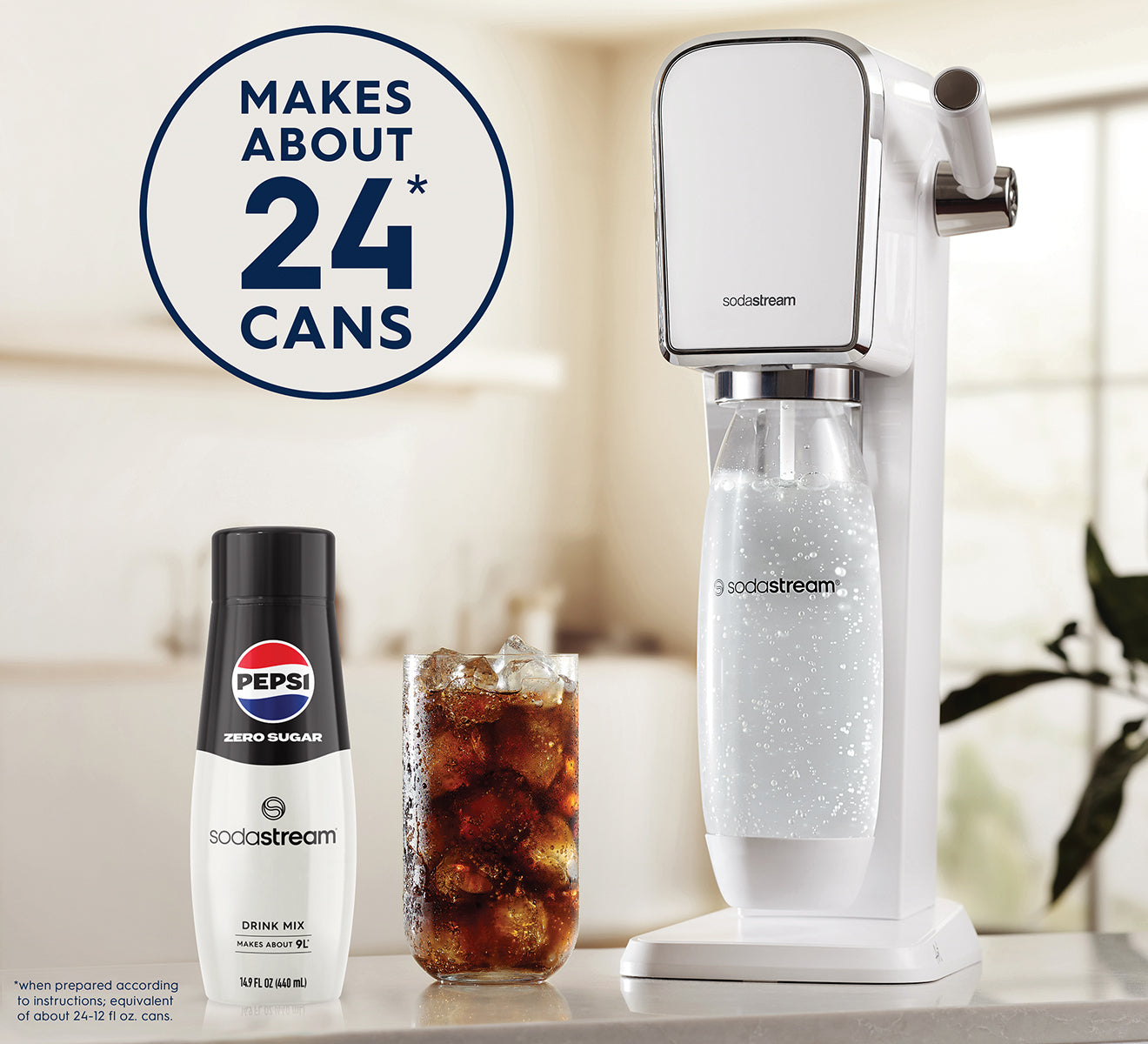 Sodastream - Set di 6 concentrati Pepsi Max. - Senza zucchero. - 100% del  gusto originale. - Con tappo dosatore. - 6 x 440 ml. : :  Alimentari e cura della casa