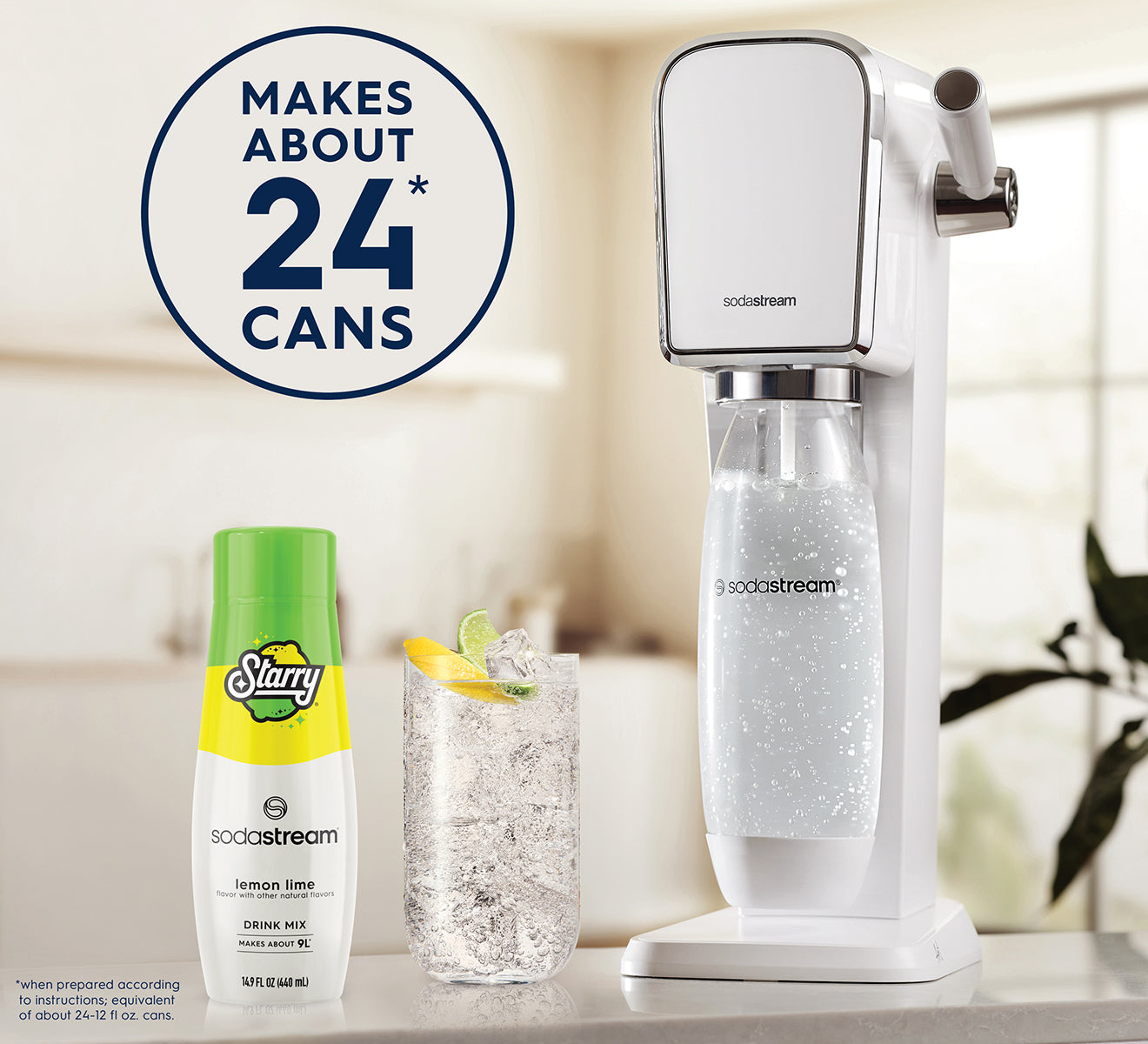 SodaStream STARRY® Lemon Lime Drink Mix