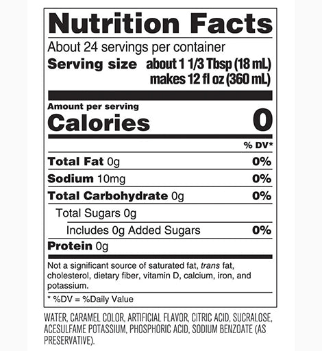 Nutrition Label