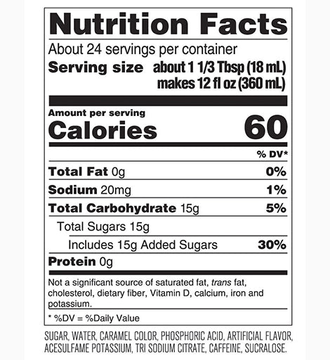 Nutrition Label