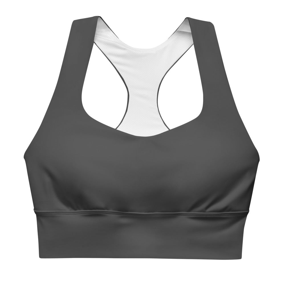 Sports Bra -4 Strap Low Cut - White - Savage Barbell Apparel