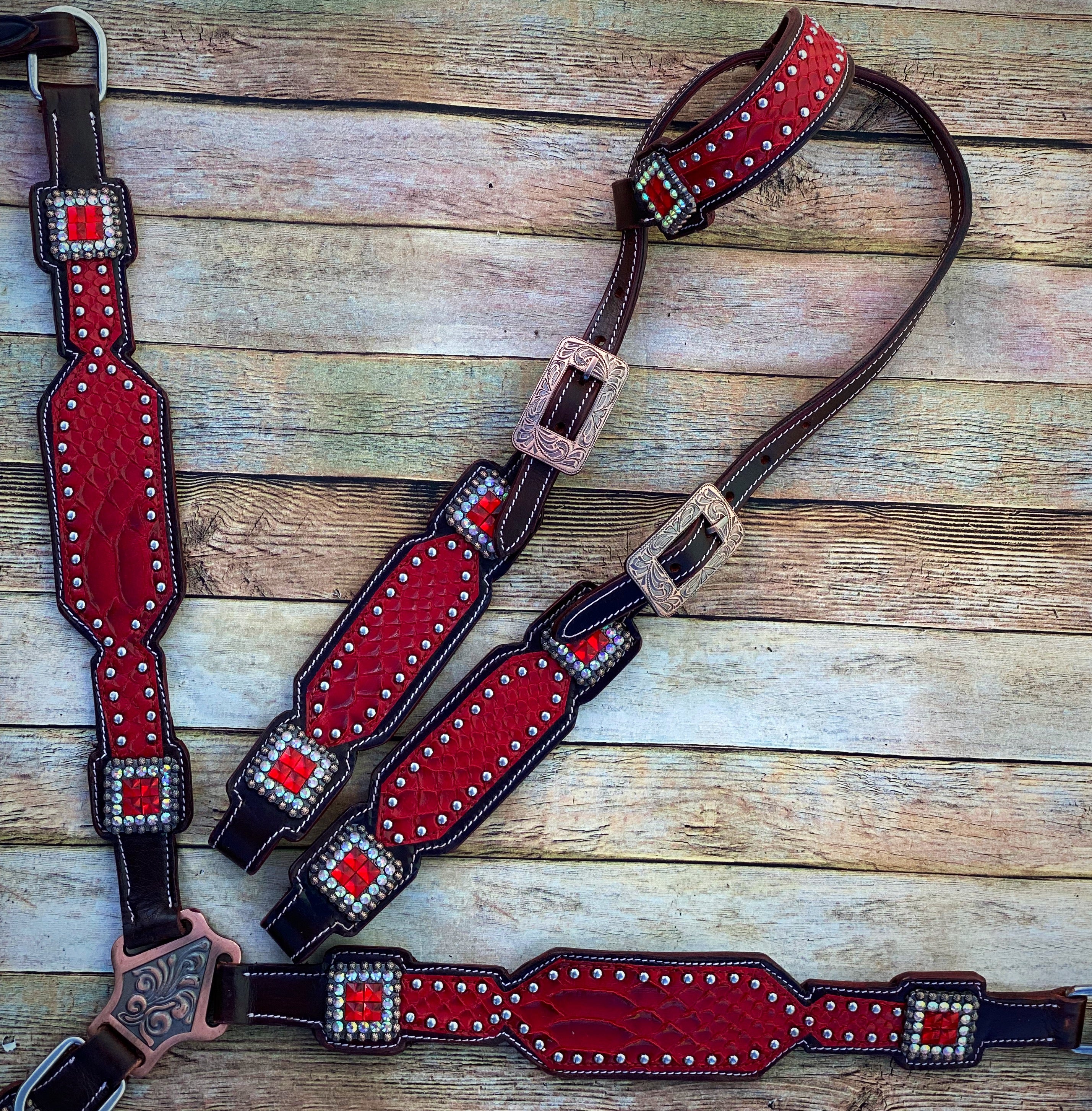 Red Dragon Cob Size Tack Set