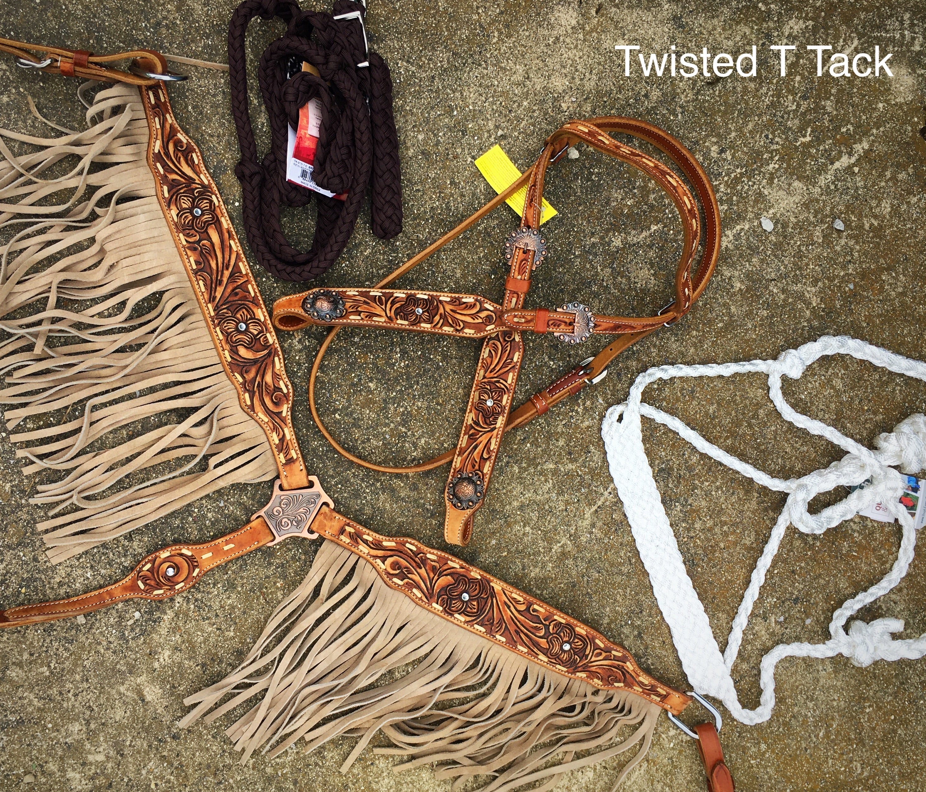 Complete Buckstitch Fringe Tack Set