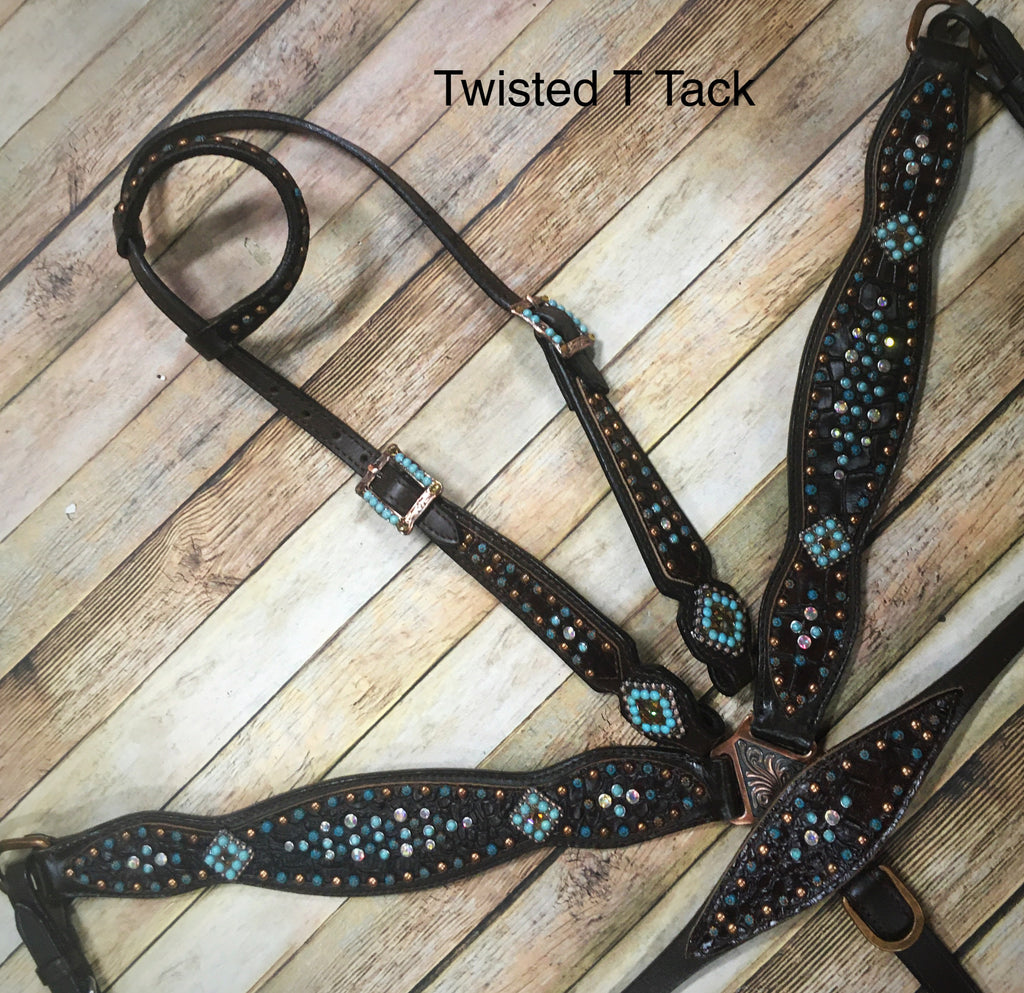 Black Gator Tack Set – Twisted T Tack
