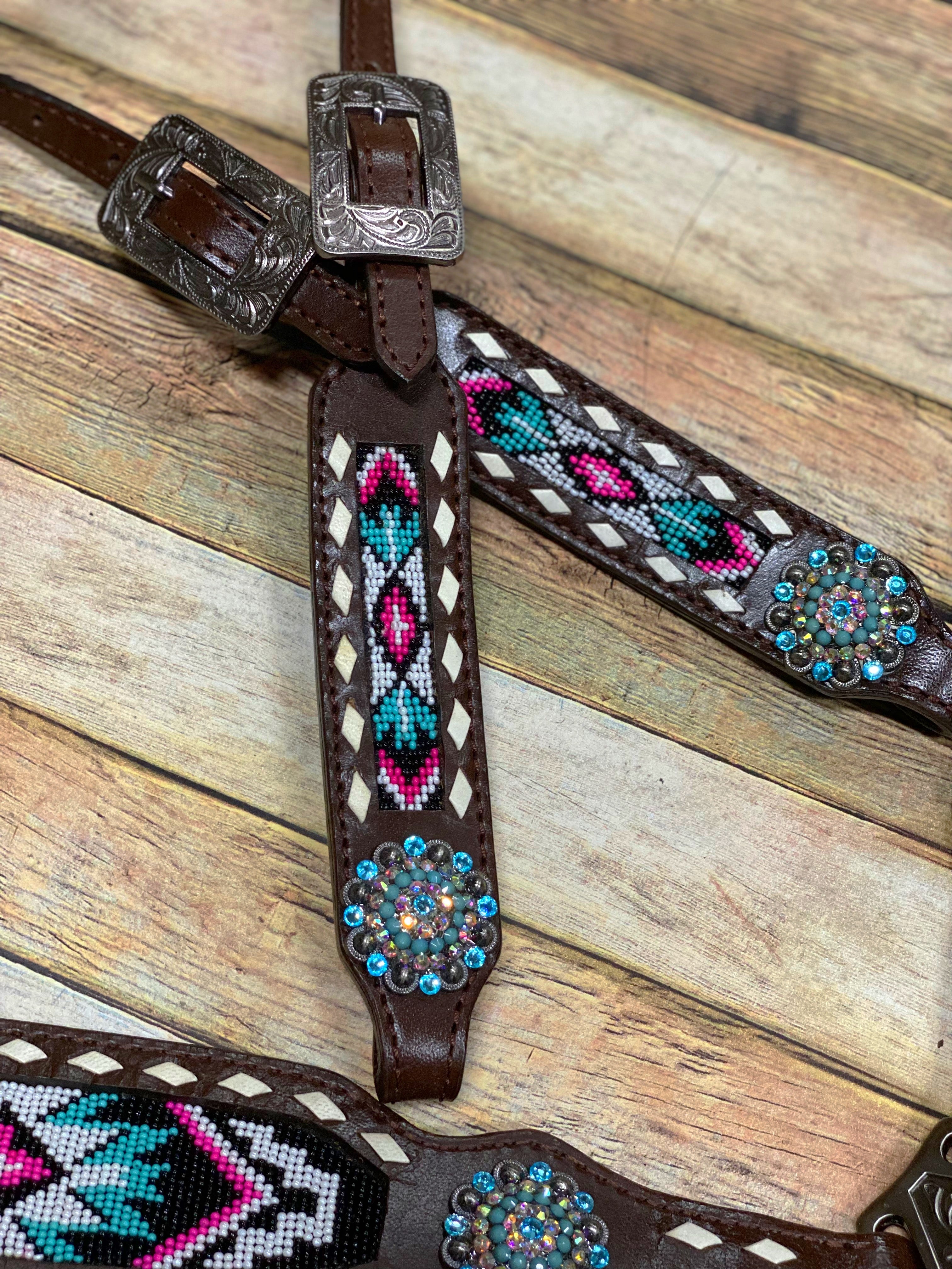 Hair on Hide Inlay Tack Set – Twisted T Tack