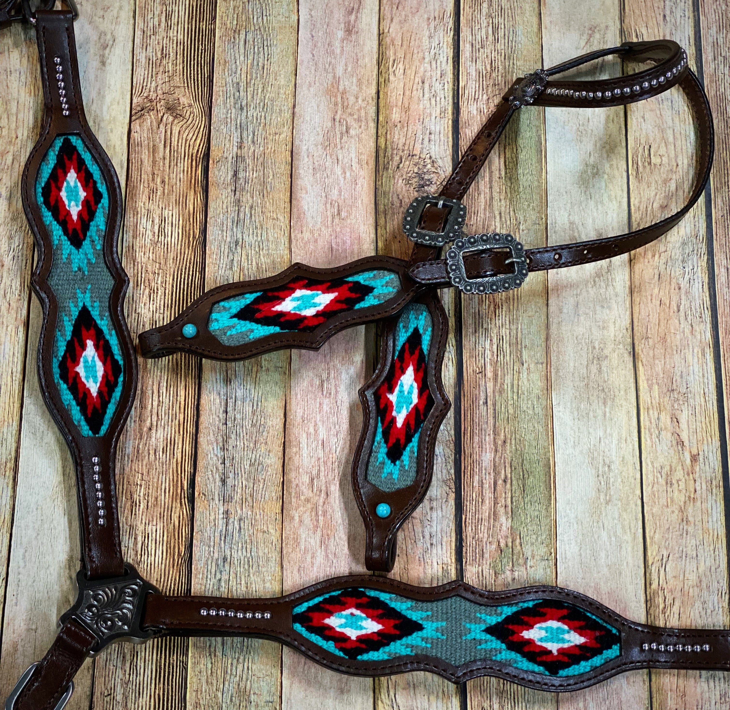 Hair on Hide Inlay Tack Set – Twisted T Tack