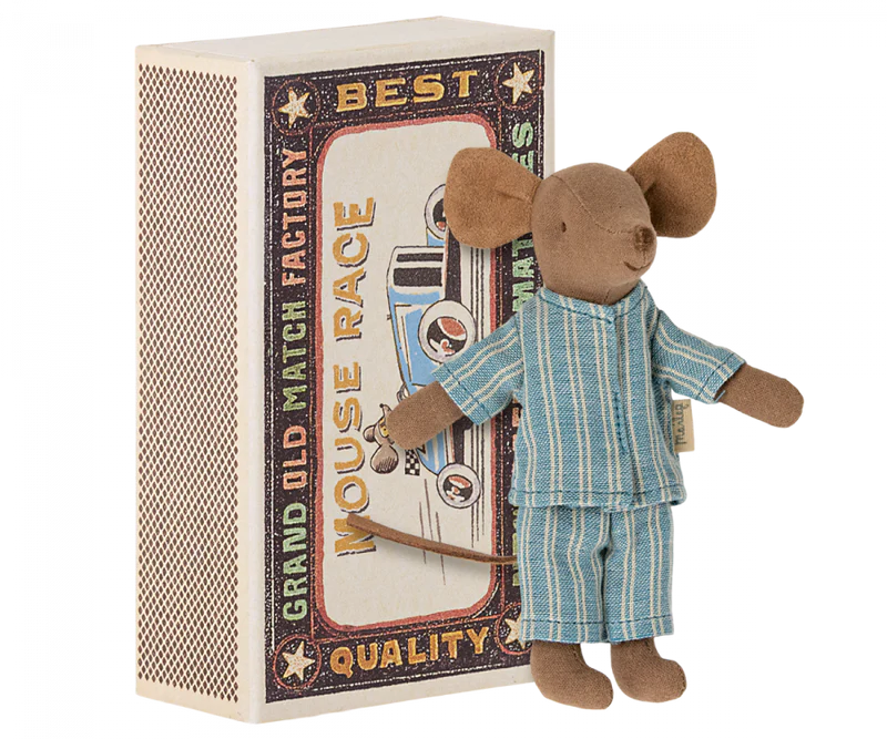 Maileg Big Brother Mouse in Matchbox