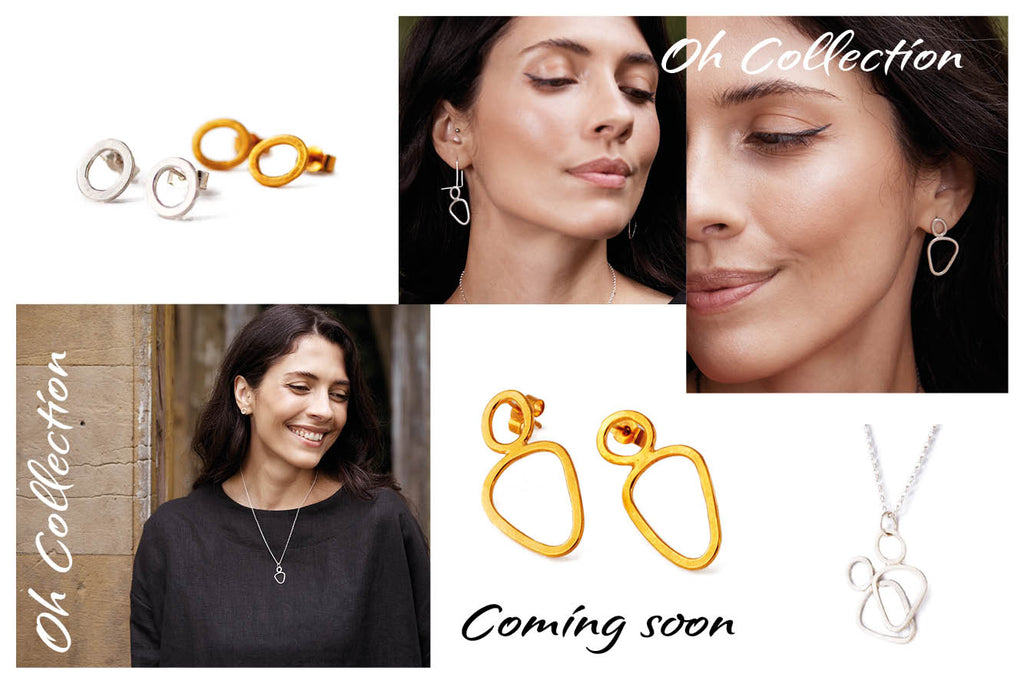 Oh collection of sterling silver and gold vermeil earrings and pendants