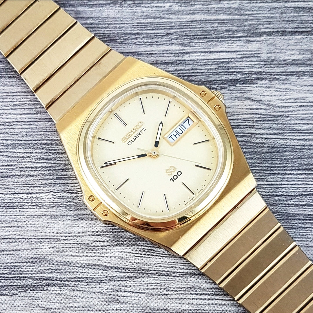 1982 Seiko SQ 100 8123-5039 Quartz – Mornington Watches