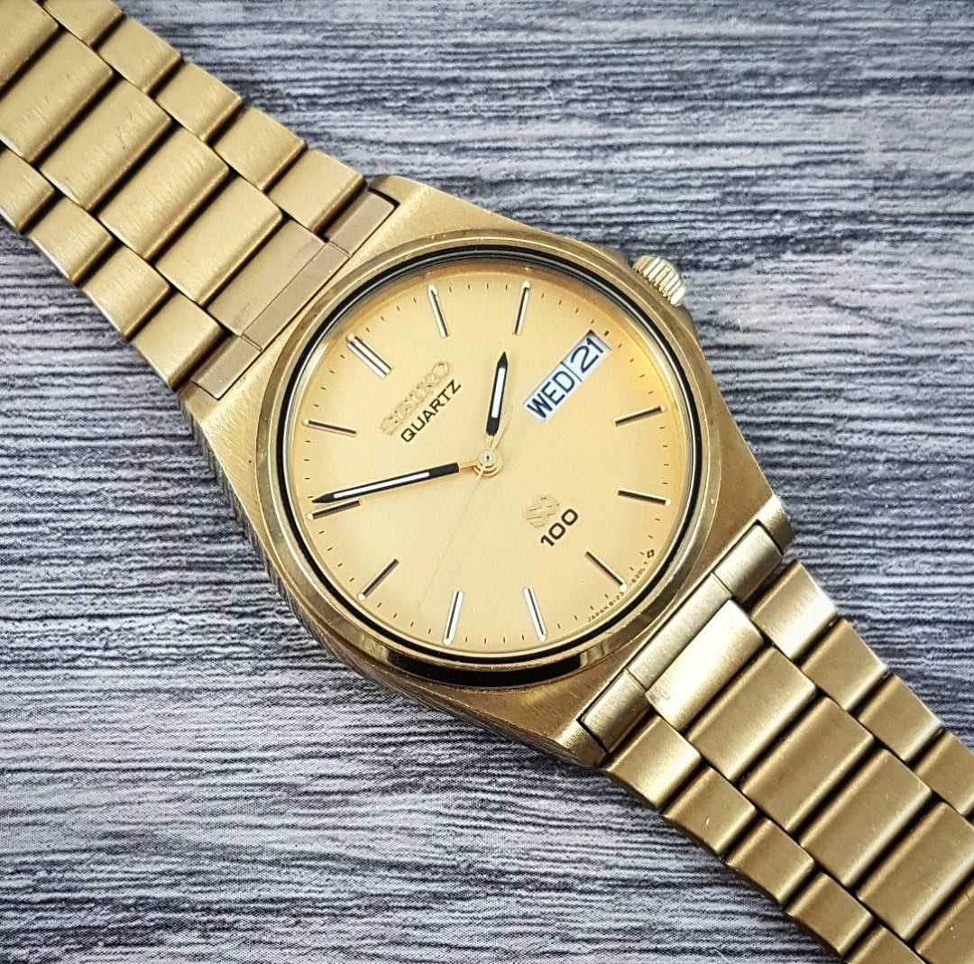 1983 Seiko SQ 100 8123-6150 Quartz – Mornington Watches