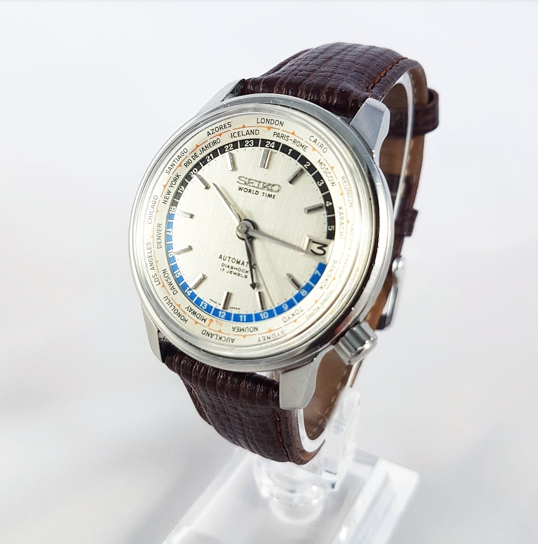 1964 Seiko 6217-7000 Olympic World Time – Mornington Watches