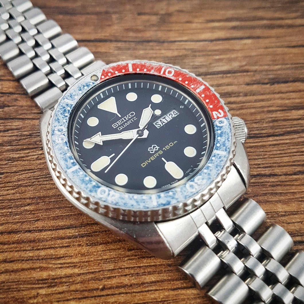 1978 Seiko SQ Quartz Divers 150m 7548-700B – Mornington Watches