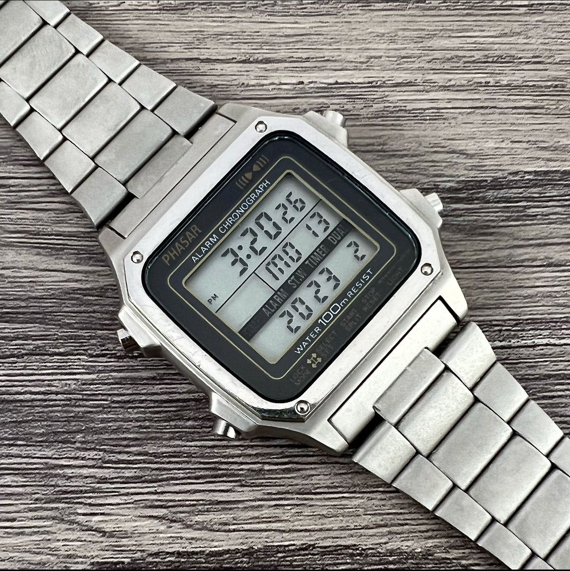 1984 Phasar (by Seiko) LCD Quartz Chronograph – Mornington Watches