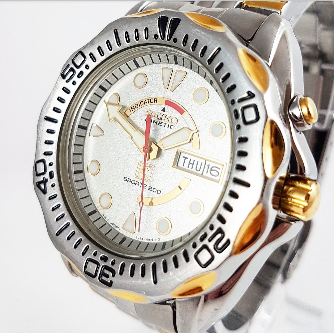 1995 Seiko Kinetic Sports 200 5M43-0A19 – Mornington Watches